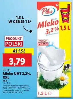 Lidl Mleko UHT 3,2%, XXL oferta