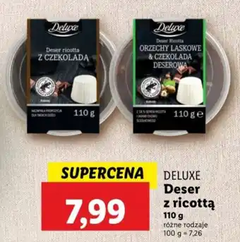 Lidl Deser z ricottą oferta