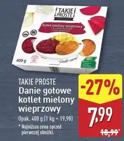 ALDI Kotlet mielony z buraczkami z puree Takie proste oferta