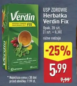 ALDI Herbata Verdin fix oferta