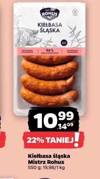 Netto Kiełbasa ślaska Mistrz rohus oferta