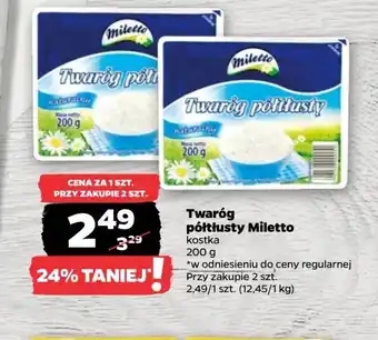 Netto Twaróg połtłusty MILLE NATURE oferta