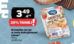 Netto Krewetki w sosie rokitnikowym Lisner krewetka na raz oferta