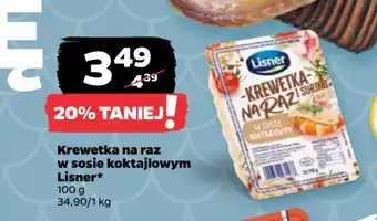 Netto Krewetki w sosie rokitnikowym Lisner krewetka na raz oferta