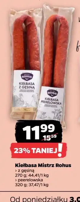 Netto Kiełbasa peerelowska Mistrz rohus oferta