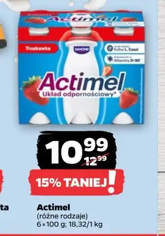 Netto Jogurt truskawka Danone actimel oferta