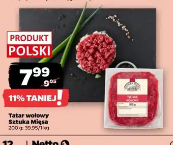 Netto Tatar wołowy SZTUKA MIĘSA NETTO oferta