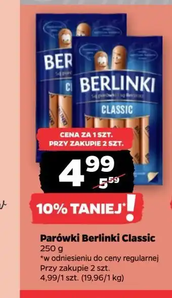 Netto Parówki classic Morliny berlinki oferta