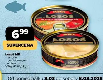 Netto Łosoś w oleju M&k oferta