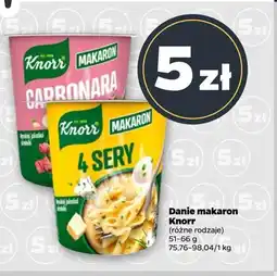 Netto Makaron 4 sery Knorr danie oferta