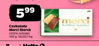 Netto Bombonierka zielona Storck merci oferta