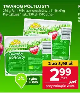 Stokrotka Twaróg połtłusty Farm milk oferta