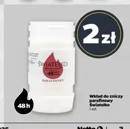 Netto Wkład parafinowy 48h Światełko oferta