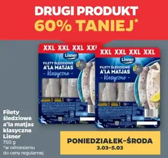 Netto Filety śledziowe a'la matjas klasyczne Lisner oferta