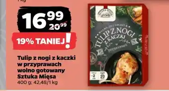 Netto Tulip z nogi kaczki w przyprawach wolno gotowany Sztuka Mięsa Netto oferta