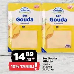 Netto Ser gouda Miletto oferta