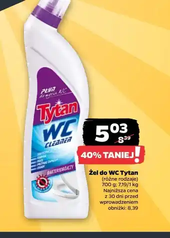 Netto Płyn do wc fioletowy Tytan Wc oferta