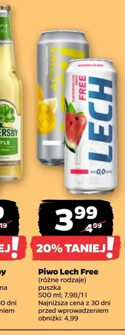 Netto Piwo Lech Free Arbuz Z Miętą oferta