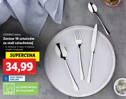 Lidl Zestaw sztućców ze stali szlachetnej Livarno Home oferta