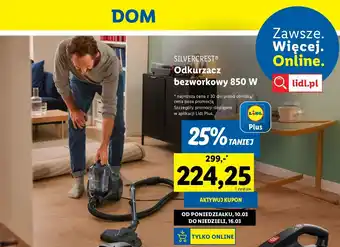 Lidl Odkurzacz bezworkowy 850 w Silvercrest oferta