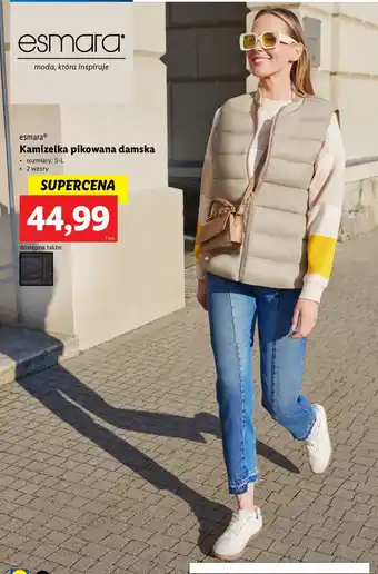 Lidl Kamizelka damska s-l Esmara oferta