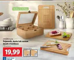 Lidl Deski do krojenia bambusowe Livarno Home oferta