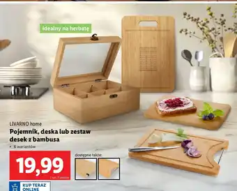 Lidl Deski do krojenia bambusowe Livarno Home oferta