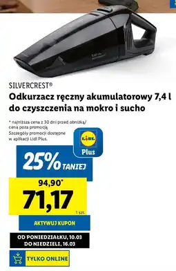 Lidl Odkurzacz ręczny Silvercrest oferta