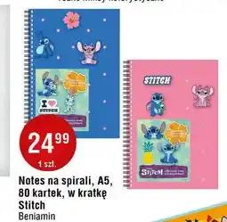 E.Leclerc Notes na spirali a5 80k. kratka stitch Beniamin oferta