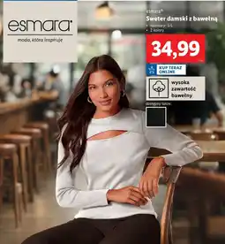 Lidl Sweter damski s-l Esmara oferta