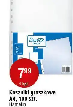 E.Leclerc Koszulki groszkowe a4 Bantex oferta