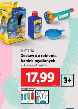 Lidl Zestaw baniek mydlanych Pustefix oferta