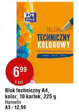 E.Leclerc Blok techniczny a3 10 k. kolorowy Oxford oferta