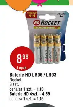 E.Leclerc Baterie alkaliczne hd aaa Rocket Alkaline oferta