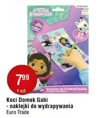 E.Leclerc Naklejki do wydrapywania koci domek gabi oferta