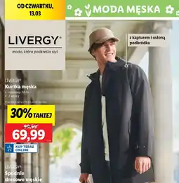 Lidl Kurtka męska m-xl Livergy oferta