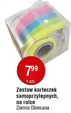 E.Leclerc Zestaw karteczek na rolce Ziemia Obiecana oferta