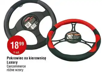 E.Leclerc Pokrowiec na kierownicę luxury czerwony Carcommerce oferta