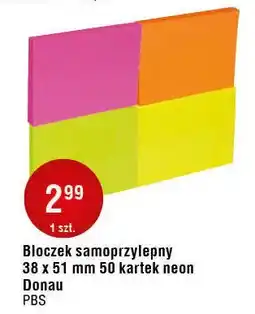 E.Leclerc Bloczek samoprzylepny 38 x 51 mm Donau (Biella) oferta