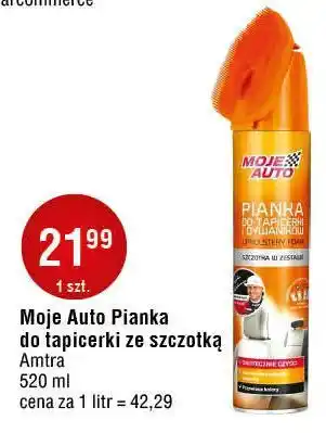 E.Leclerc Pianka do czyszczenia tapicerki ze szczotką Moje Auto oferta