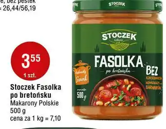 E.Leclerc Fasolka po bretońsku z kiełbasą Stoczek oferta