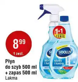 E.Leclerc Płyn do szyb arctic + zapas Sidolux Crystal oferta