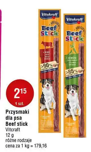 E.Leclerc Przekąska z warzywami Vitakraft Beef Stick oferta