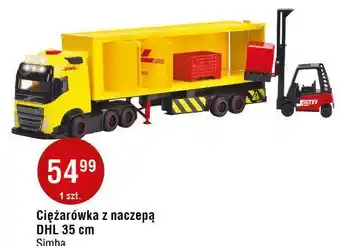 E.Leclerc Ciężarówka z naczepą dhl 35 cm Simba oferta