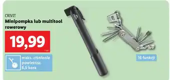 Lidl Multitool rowerowy Crivit oferta