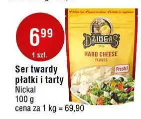 E.Leclerc Ser twardy dojrzewający 12 miesięcy - płatki Dziugas oferta