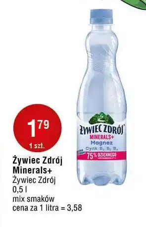 E.Leclerc Woda lekko gazowana Żywiec Zdrój Minerals+ oferta