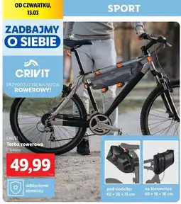 Lidl Torba rowerowa Crivit oferta