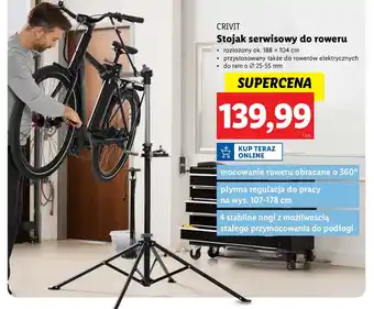 Lidl Stojak montażowy do roweru Crivit oferta