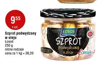 E.Leclerc Szproty podwędzane w oleju Łosoś Ustka oferta